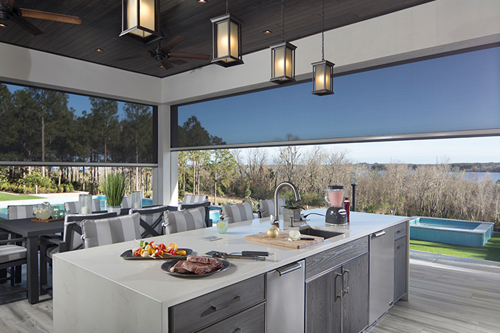 Outdoor Kitchen Coastal Living Space